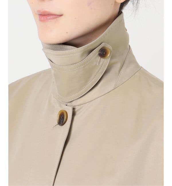 スビックアンドスパン　T/Cギャバステンカラーハーフコート36 新品