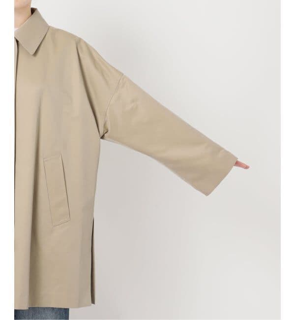 スビックアンドスパン　T/Cギャバステンカラーハーフコート36 新品