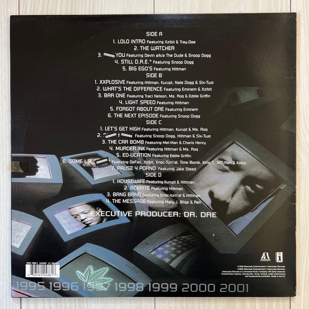 DR.DRE 2001 4枚組 LP レコード ドクタードレー