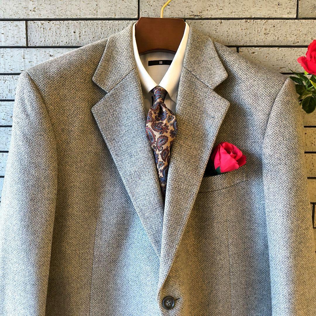 ♠セプテンバー【ビッグサイズ】✨美品　カシミヤ100%　テーラードジャケッ