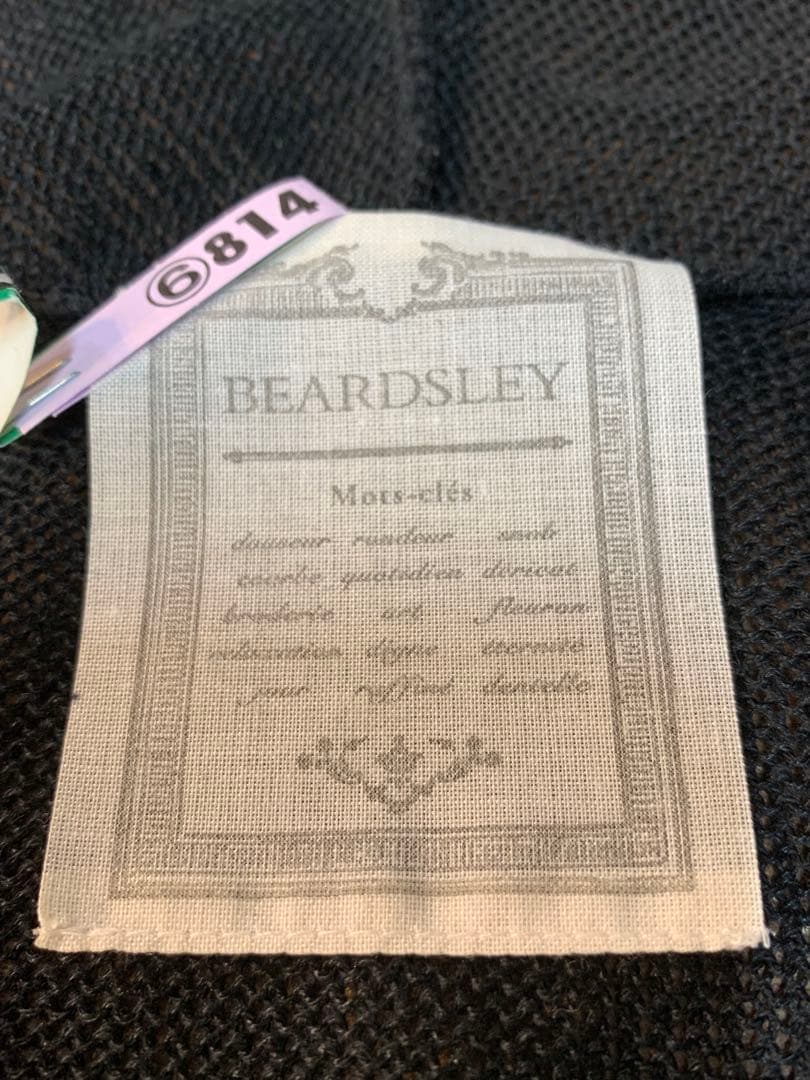 BEARDSLEY ビアズリー 麻 リネン シェルボタン カーディガン Fサイズ
