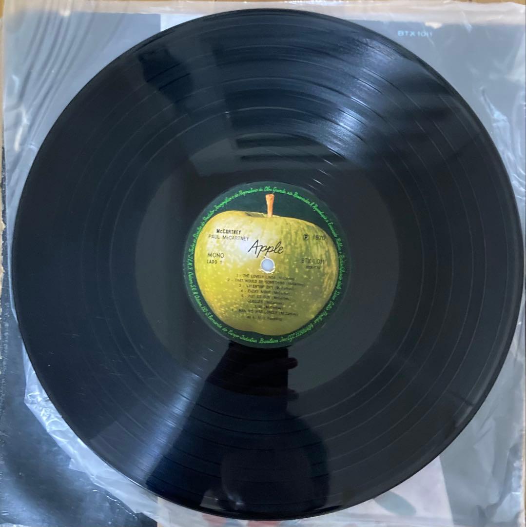 稀少ブラジルオリジナルMono轟音ポールマッカートニーBeatlesレコード