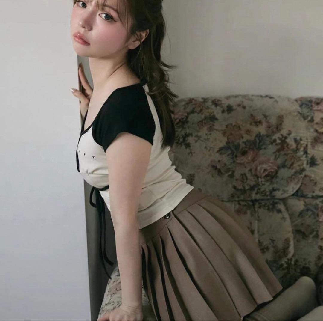 トップス andmary Alma cachecoeur tops Black