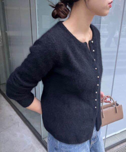 25AW ラクーンペプラムカーディガン
