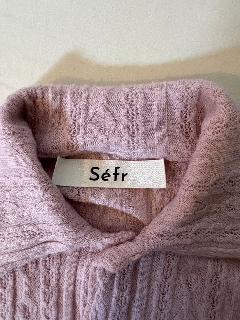Sefr カーディガン　ピンク
