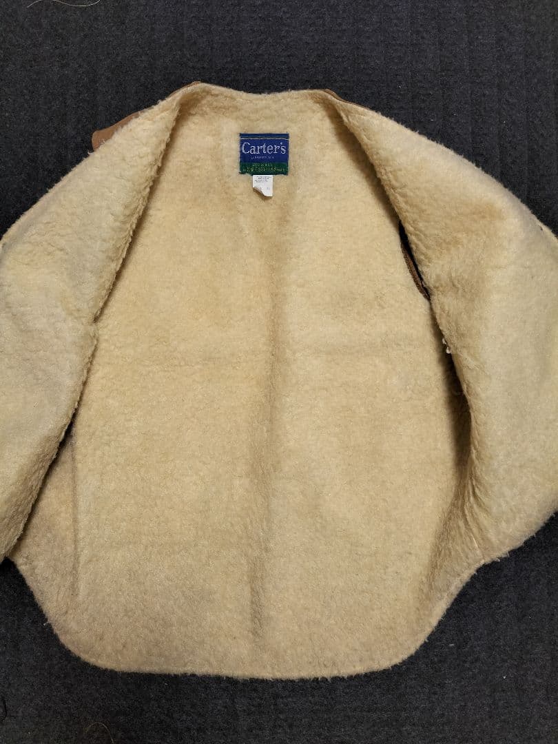 80s 90s carters ダックボアベストUSA製
