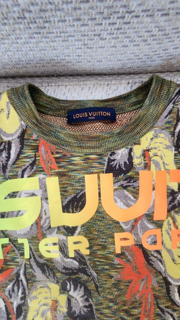 LOUIS VUITTON 花柄 Tシャツ オーバーサイズ