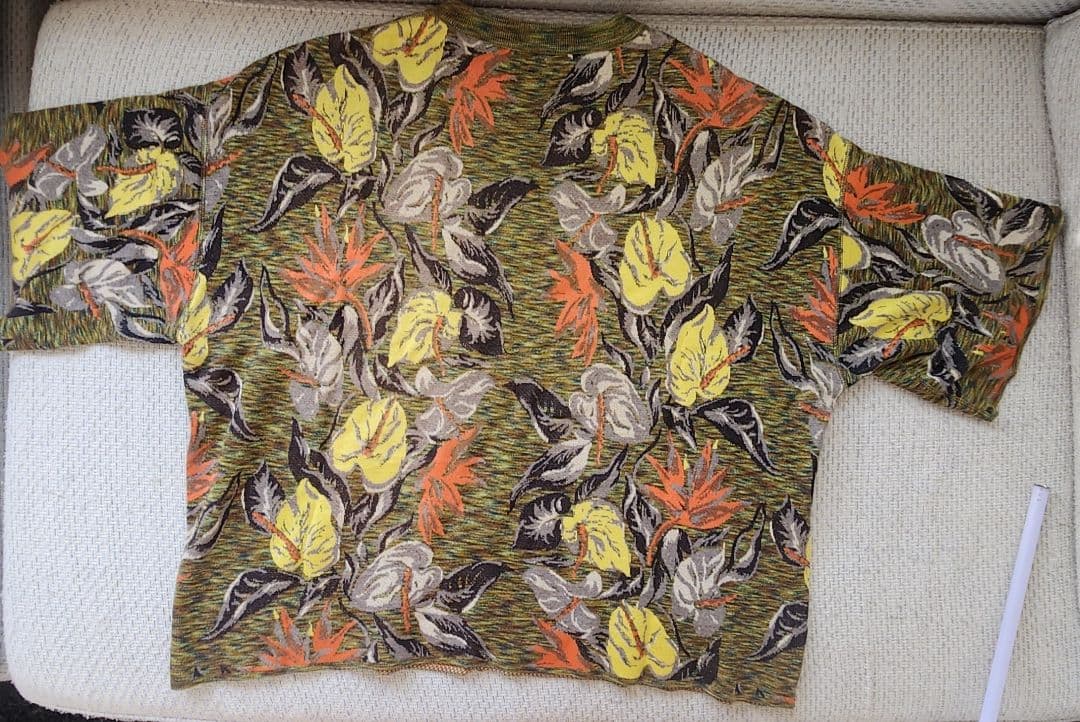 LOUIS VUITTON 花柄 Tシャツ オーバーサイズ