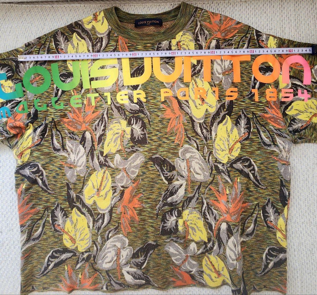 LOUIS VUITTON 花柄 Tシャツ オーバーサイズ