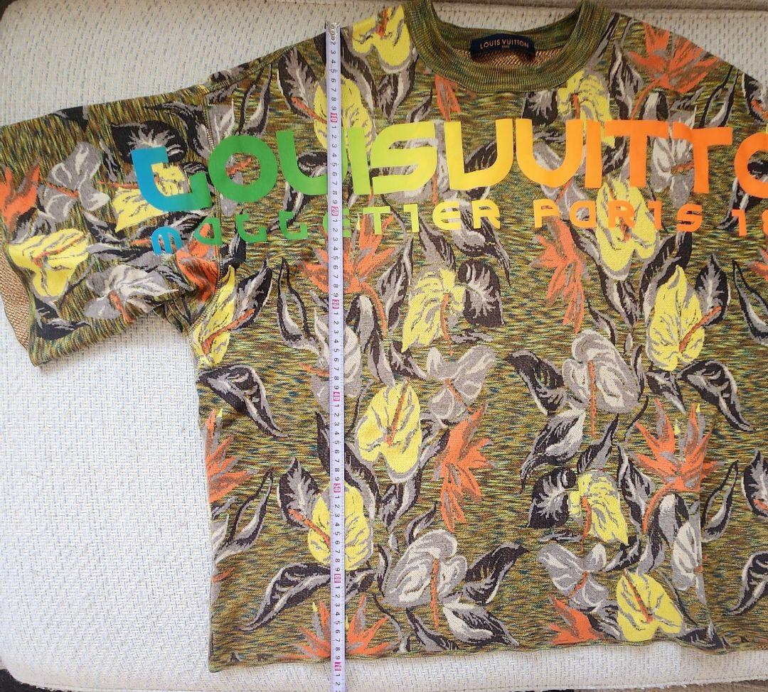 LOUIS VUITTON 花柄 Tシャツ オーバーサイズ