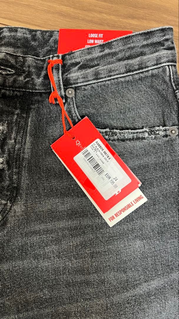 Diesel D-Sire W24L30 ワイドデニム 新品タグ付き