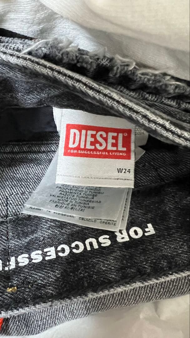 Diesel D-Sire W24L30 ワイドデニム 新品タグ付き