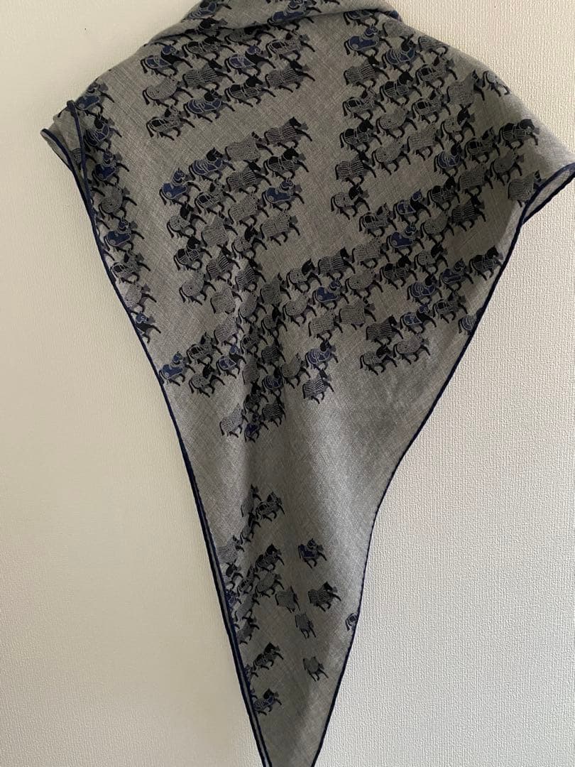 HERMES 馬柄スカーフロザンジュGM