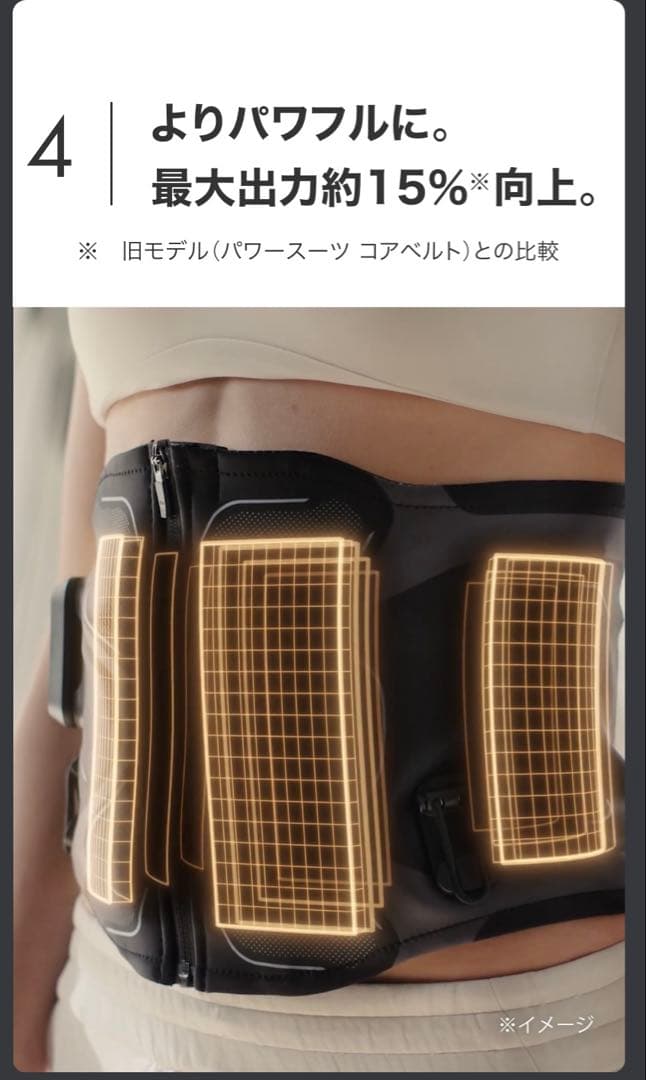 シックスパッド コアベルト2＋コントローラーセット 男女兼用 Lサイズ