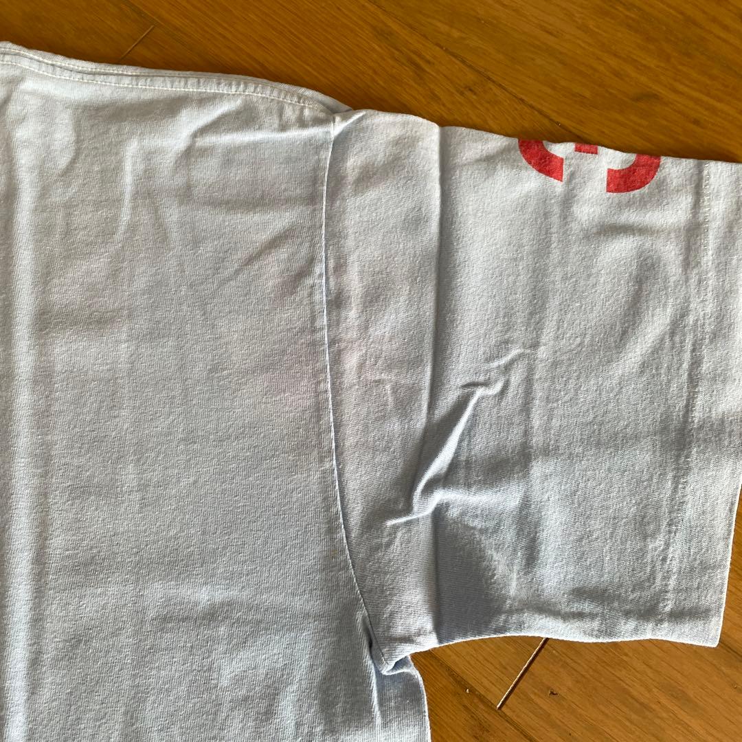 OLD STUSSY 90年台 前期白タグ水色Tシャツ XLサイズ