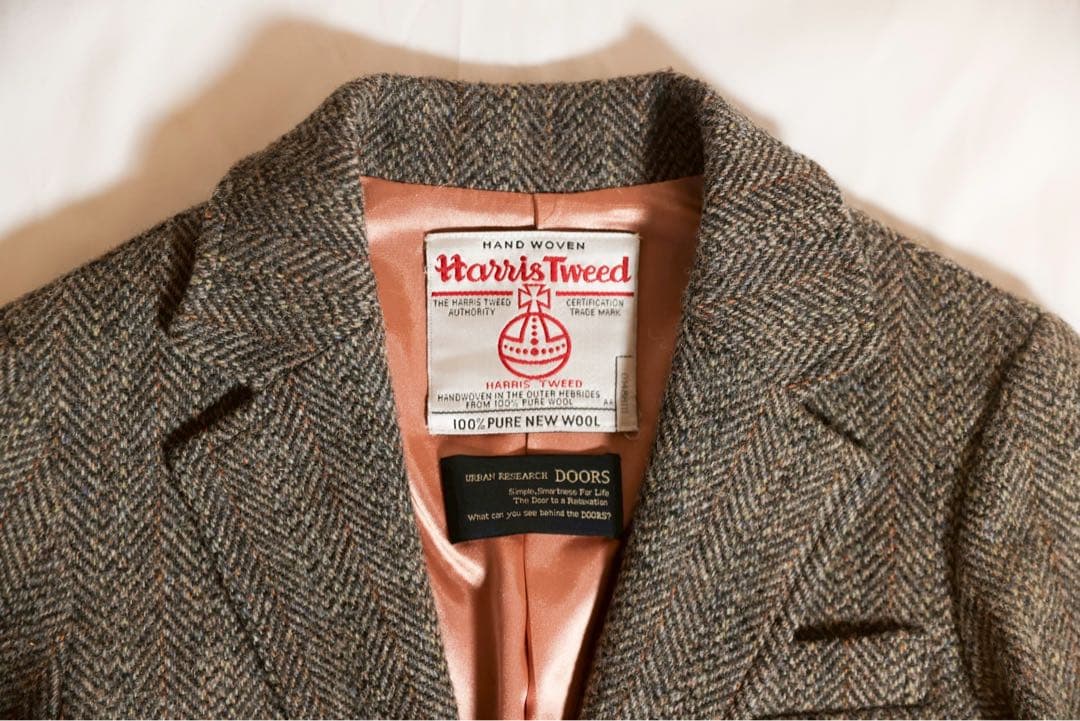 あ様　フォロー割　Harris Tweed ウールテーラード ジャケット