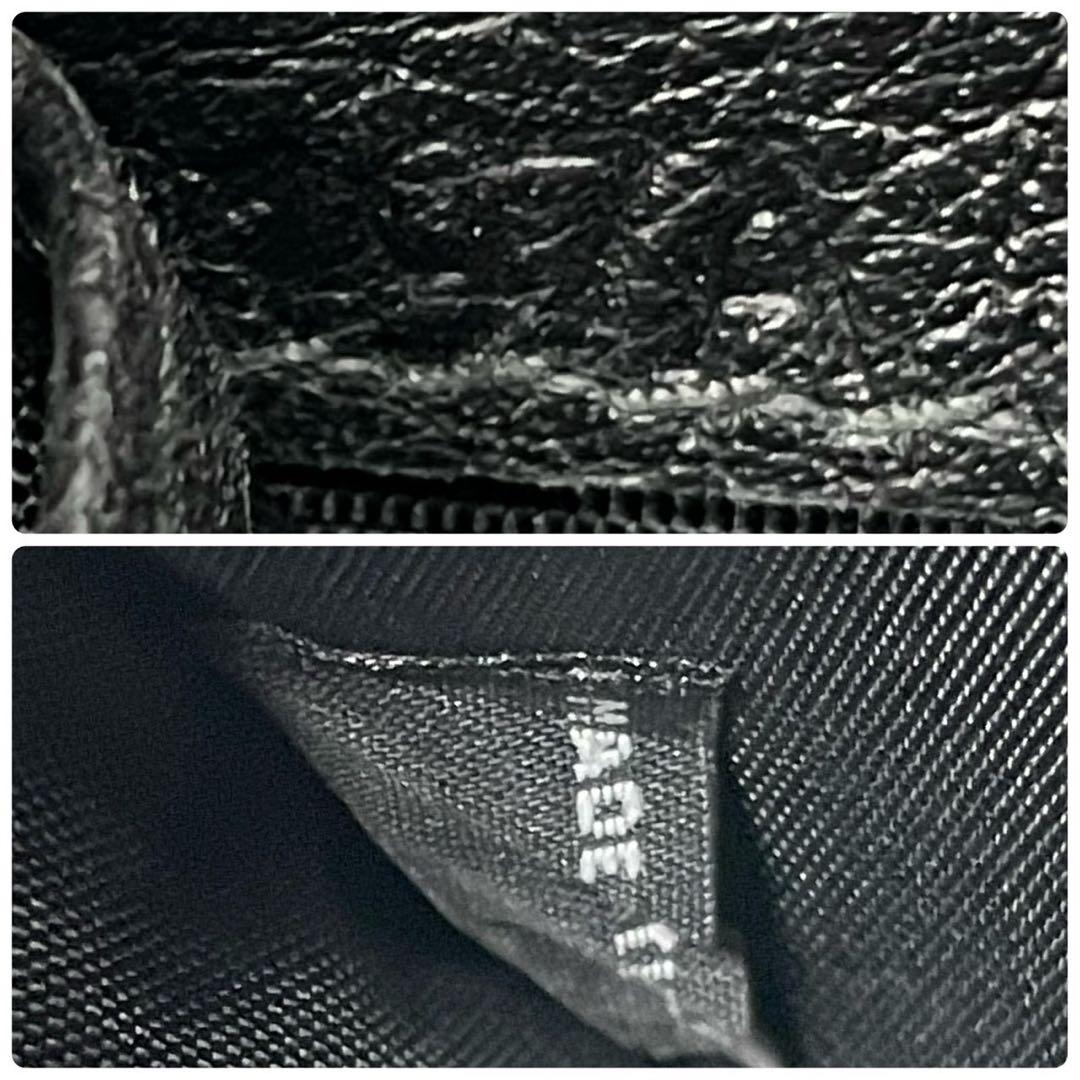 美品✨PRADA ミニ財布　VITELLO DAINO シボ革