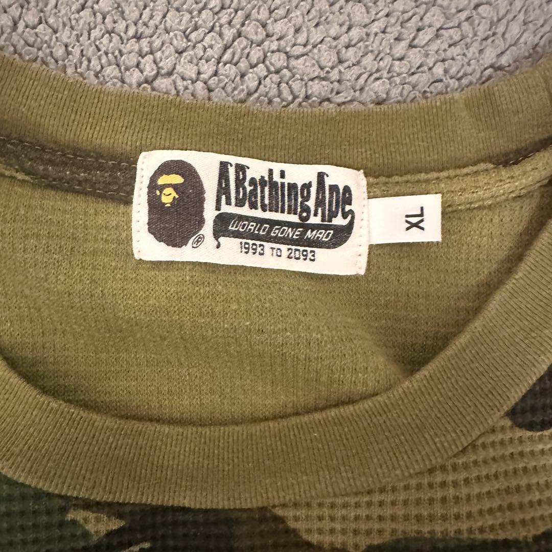 bape サーマル ロンT XL