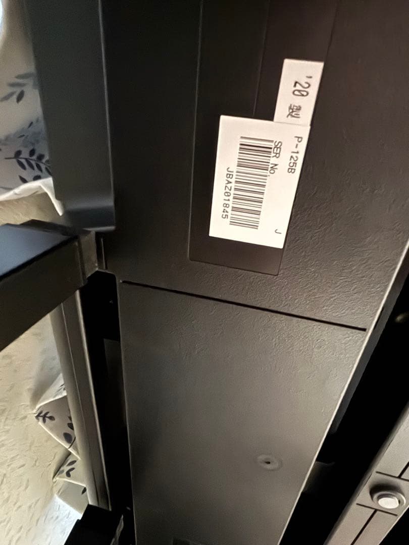 付属品完備 YAMAHA P125 B 88鍵 ブラック本体