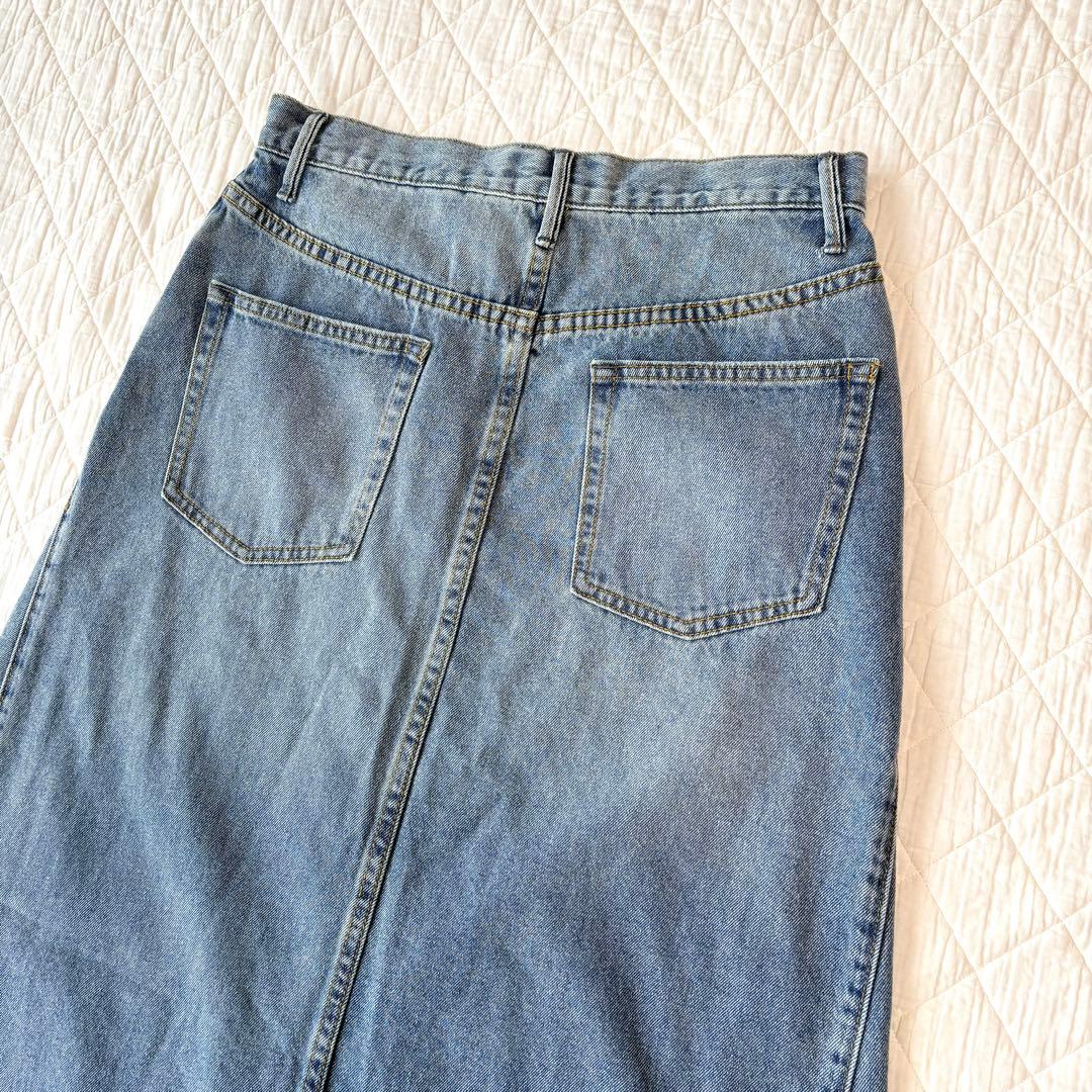 relume 9oz C/R ジョイントデニムスカート ロング 美品