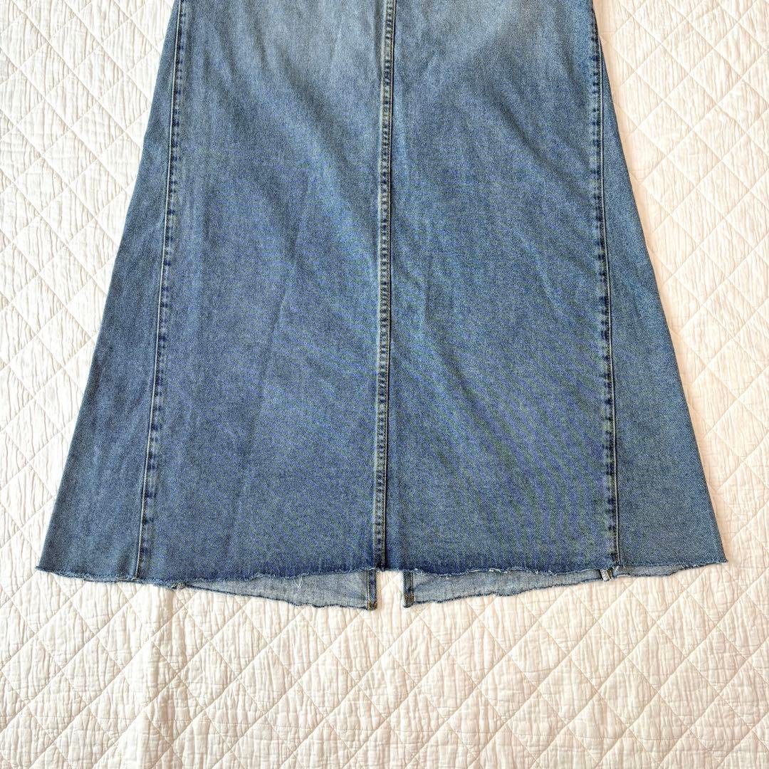 relume 9oz C/R ジョイントデニムスカート ロング 美品