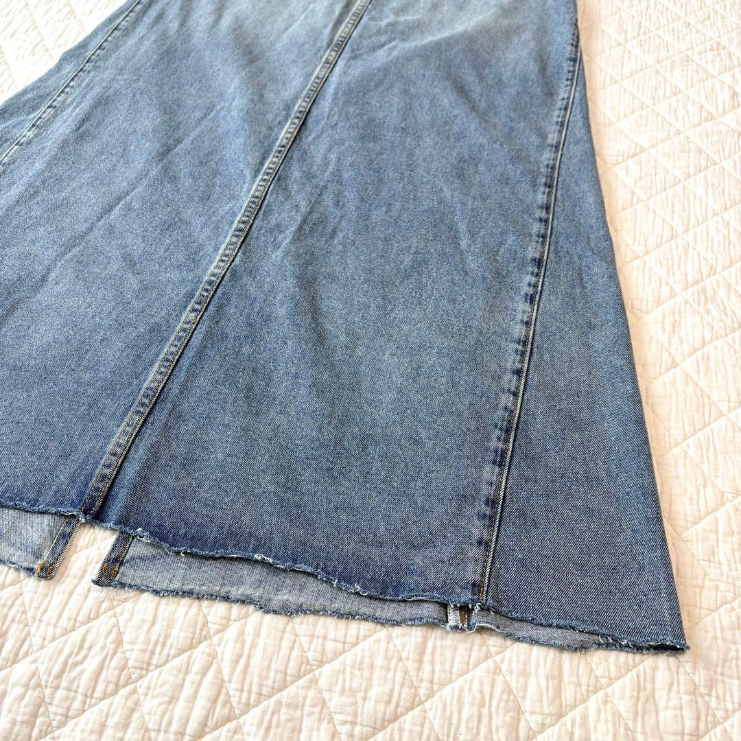 relume 9oz C/R ジョイントデニムスカート ロング 美品