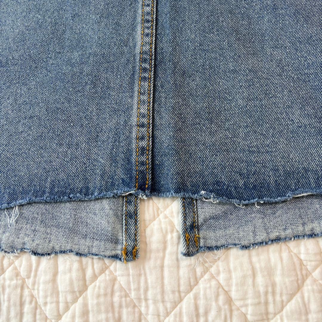 relume 9oz C/R ジョイントデニムスカート ロング 美品