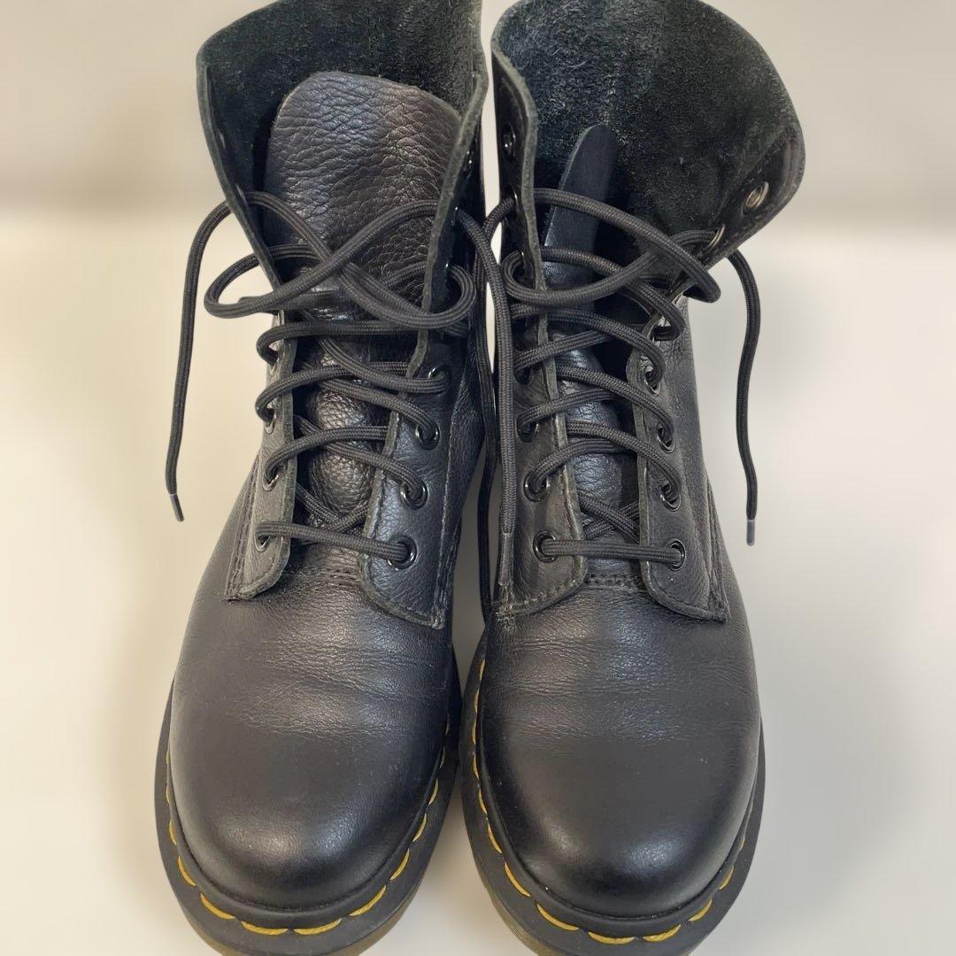Dr.Martens 8ホール ハイカットブーツUK5 (24cm) ブラック