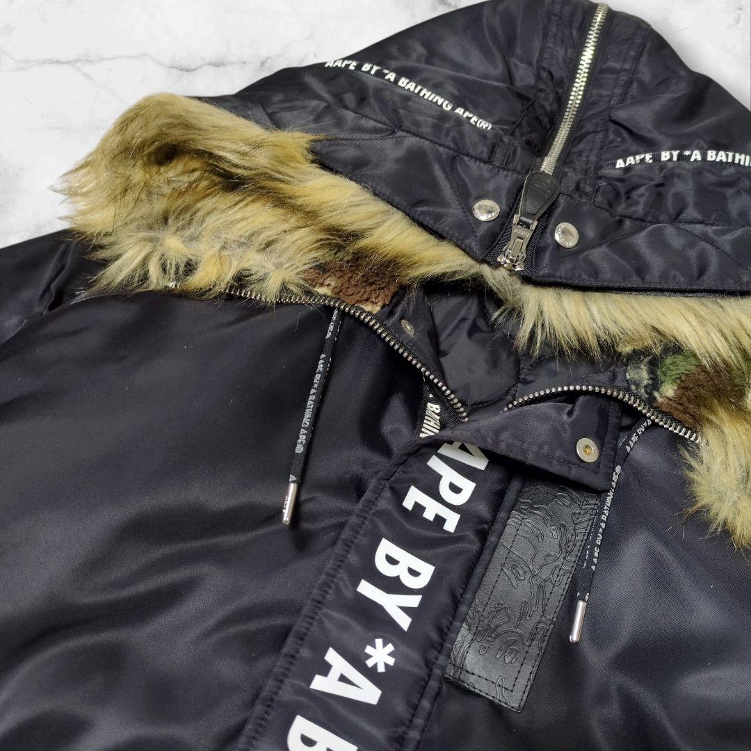 美品✨A BATHING APE n-2b 1st CAMO BAPE L