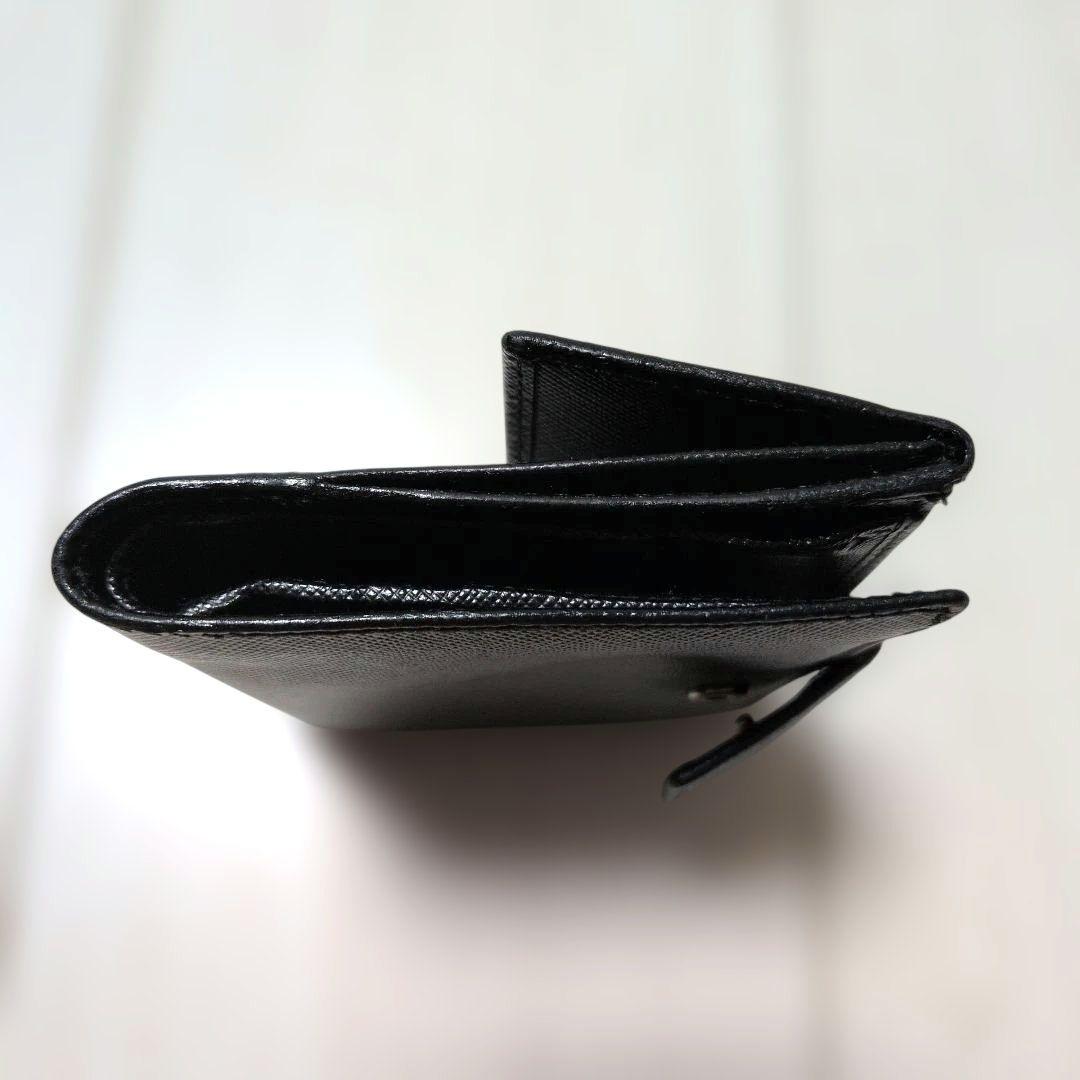 大祐【要写真確認】PRADA サフィアーノレザー 二つ折り財布