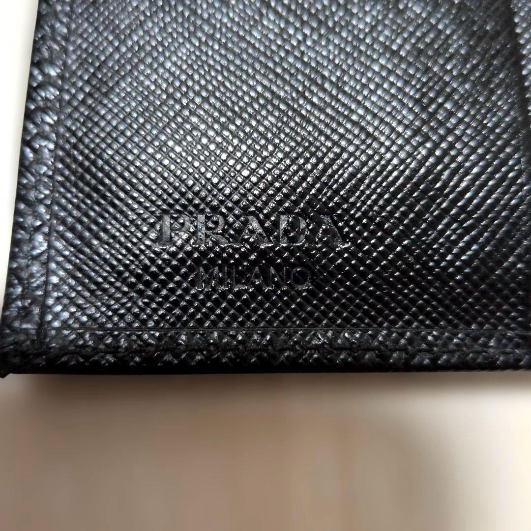 大祐【要写真確認】PRADA サフィアーノレザー 二つ折り財布