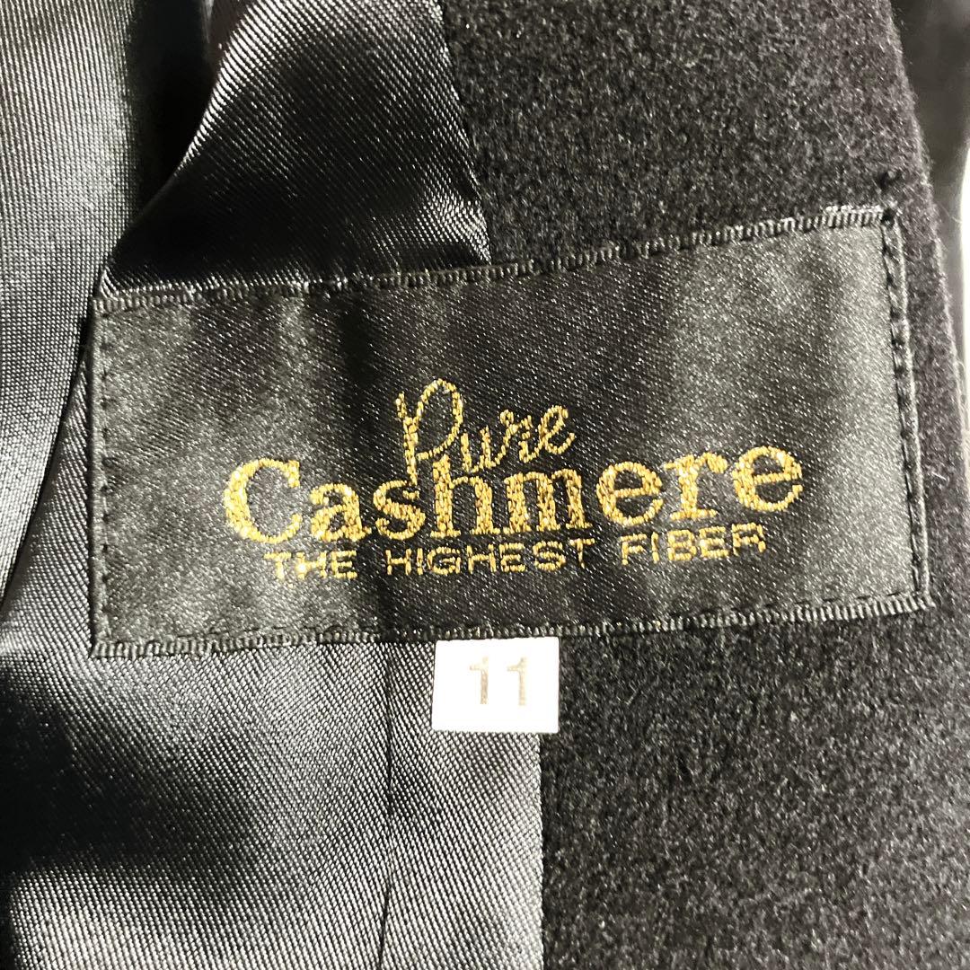 バンビ ✨新品 タグ付✨カシミヤ100% ブラックロングコート