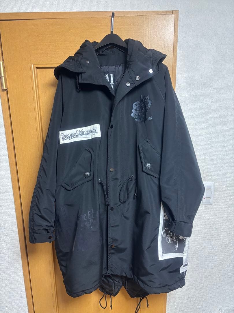 ジャケット・アウター switchblade FISHTAIL MODS COAT (GRAPHIC)
