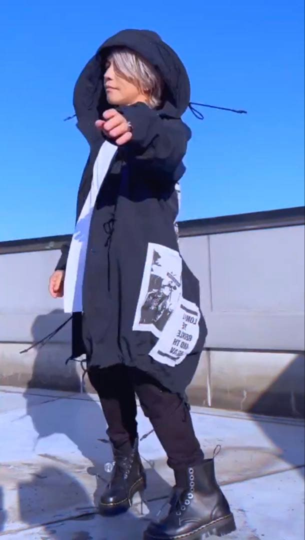 ジャケット・アウター switchblade FISHTAIL MODS COAT (GRAPHIC)