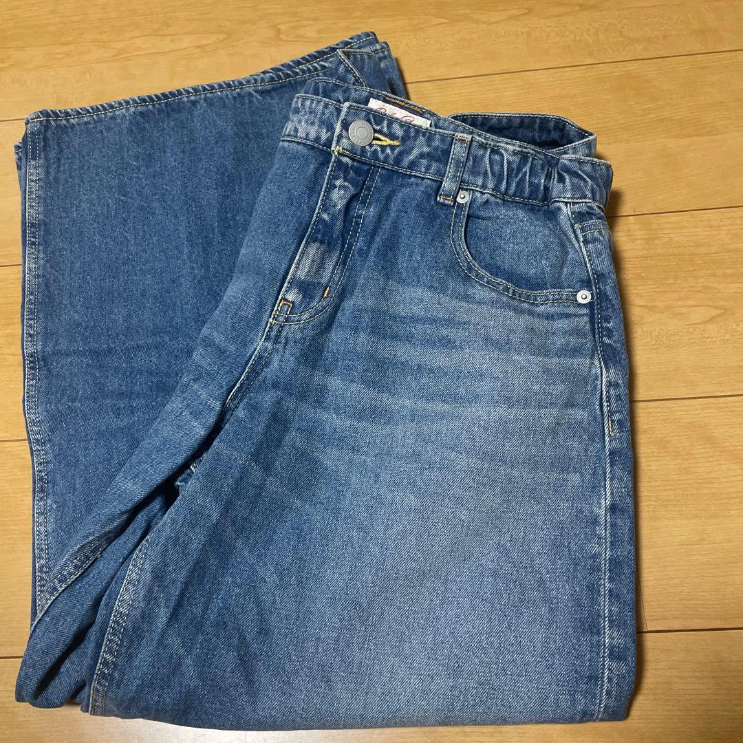 未使用ビッグリボンデニムパンツ