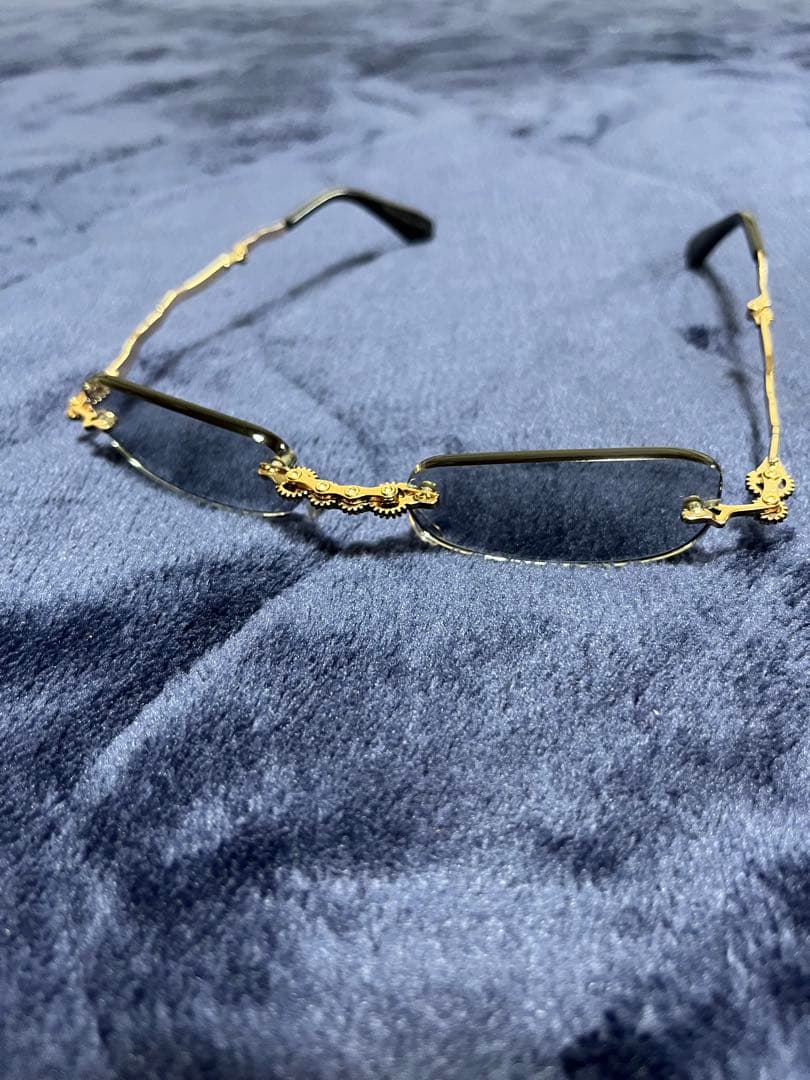 【ノーム】kuboraum クボラム リムレス サングラス ゴールド