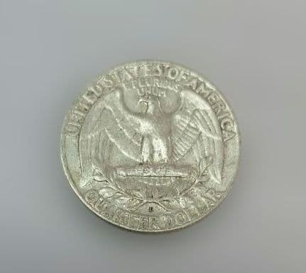アメリカの銀貨25セントクォーターダラー1964