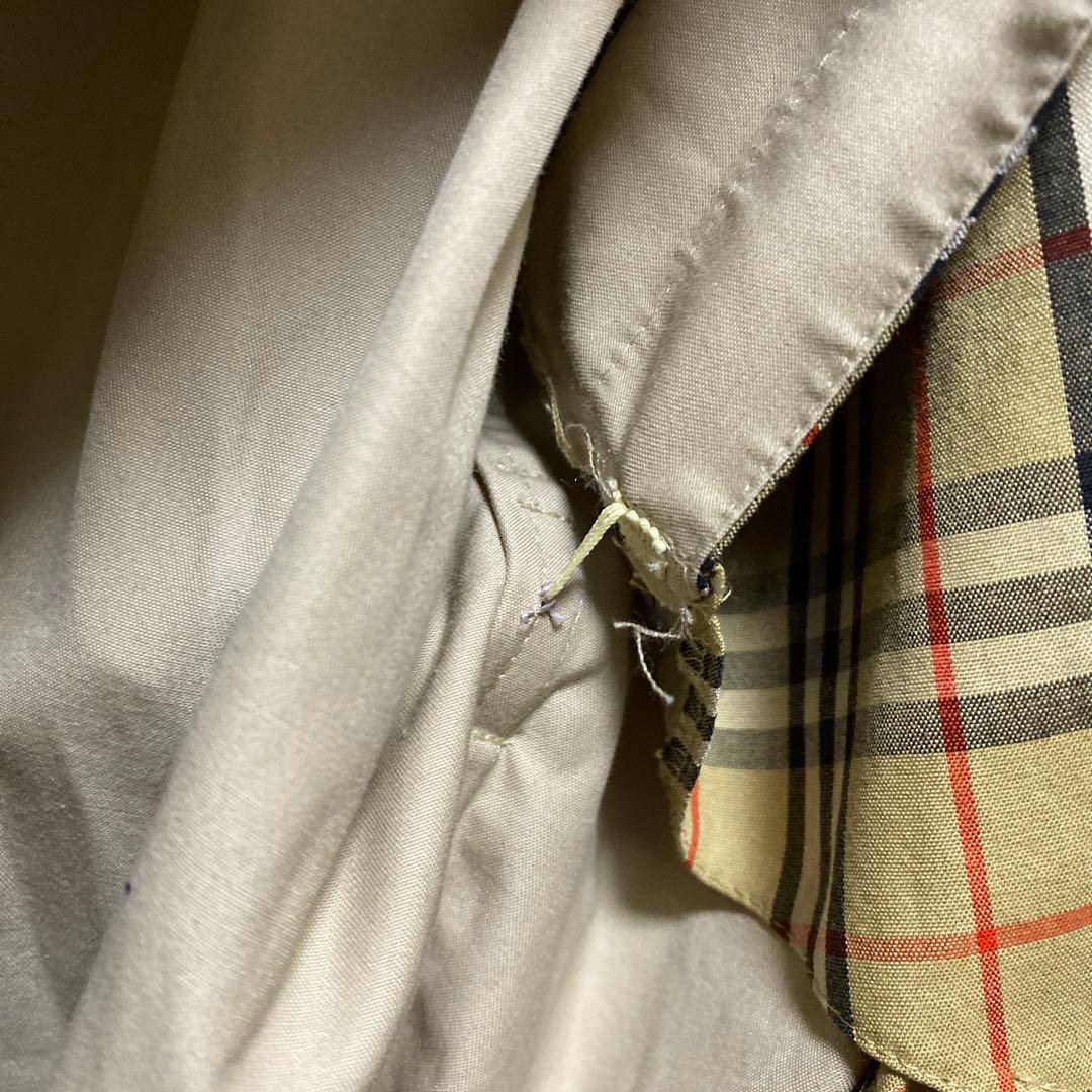 Burberry BEG/無地 オールド 刻印金ボタン コート 7号