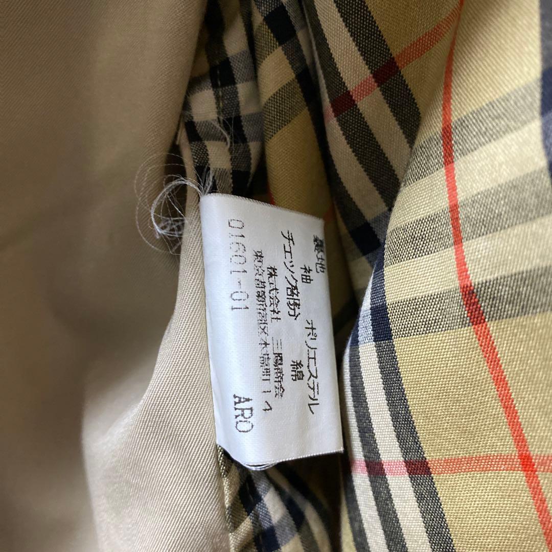 Burberry BEG/無地 オールド 刻印金ボタン コート 7号