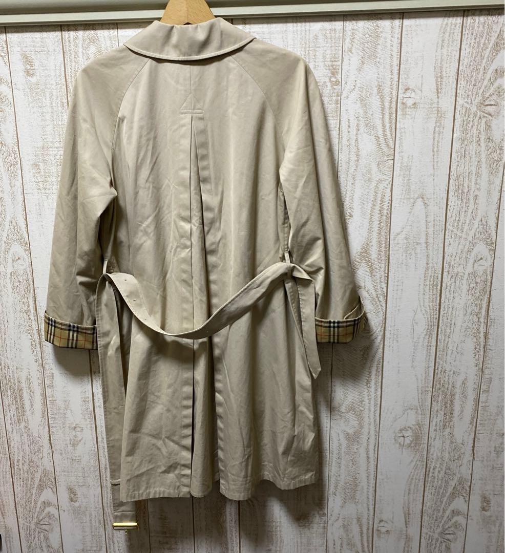 Burberry BEG/無地 オールド 刻印金ボタン コート 7号