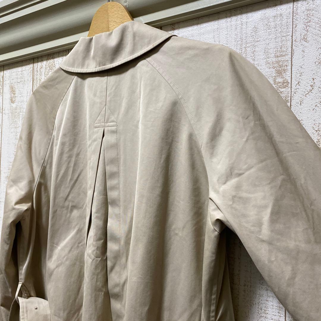 Burberry BEG/無地 オールド 刻印金ボタン コート 7号