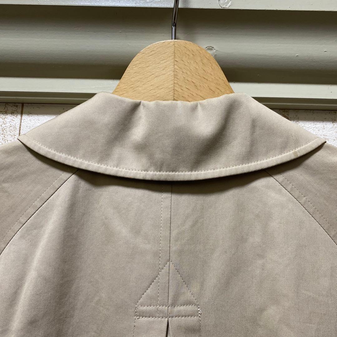 Burberry BEG/無地 オールド 刻印金ボタン コート 7号