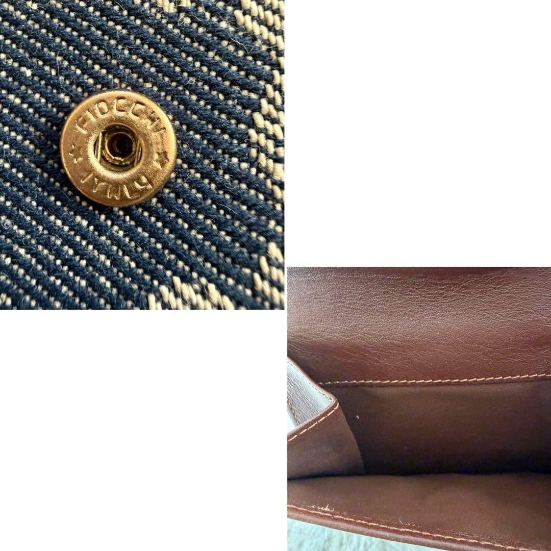 激レア✨正規 未使用級 セリーヌ パリマカダム デニム二つ折り財布 トリオンフ