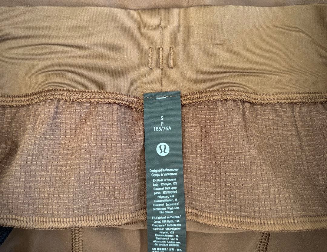 TK【新品】lululemon パンツ（ブラウン）テーパード　S