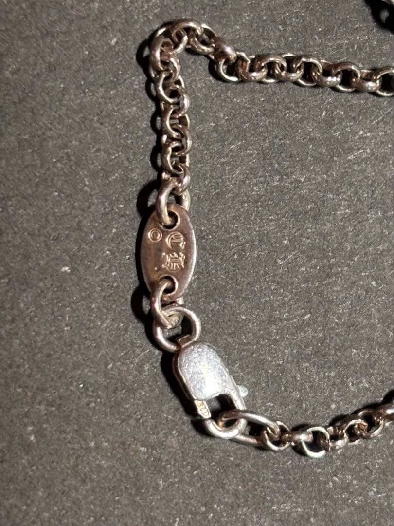 CHROME HEARTS クロスチャーム ネックレス　サファイア