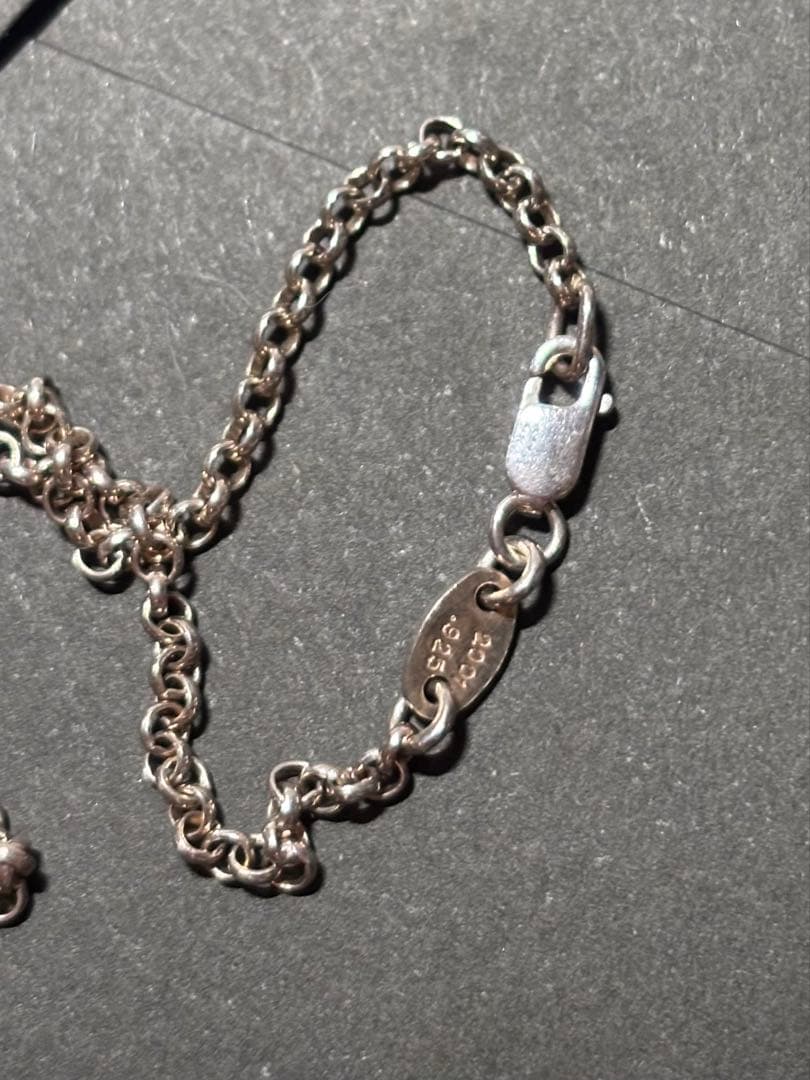 CHROME HEARTS クロスチャーム ネックレス　サファイア