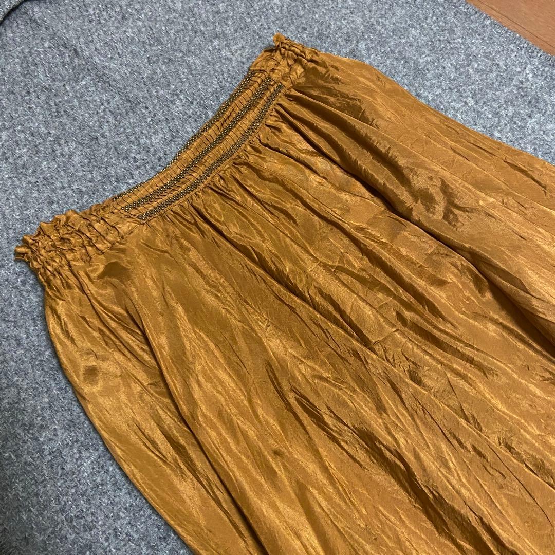 【美品】ヌキテパ　シルク　スカート　ne Quittez pas