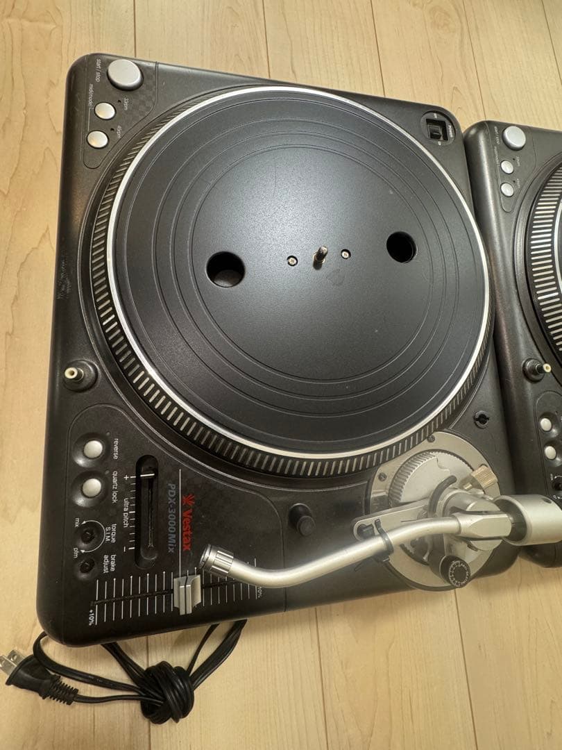 【ジャンク】VESTAX プロDJ用ターンテーブル PDX-3000MIX 2台