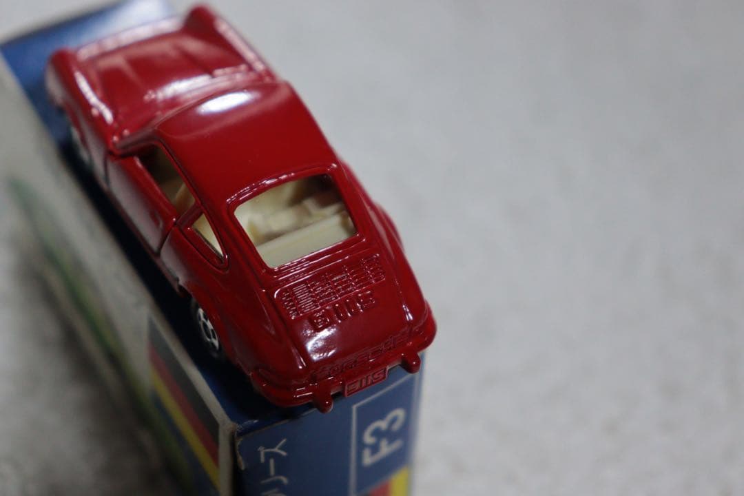 ポルシェ　911S 日本製　トミカ　F3 1976 外国車シリーズ　青箱