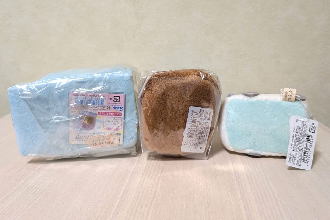 新品　すみっコぐらし　アニマルパーク　てのりぬいぐるみ　飼育　えびふらい　とかげ
